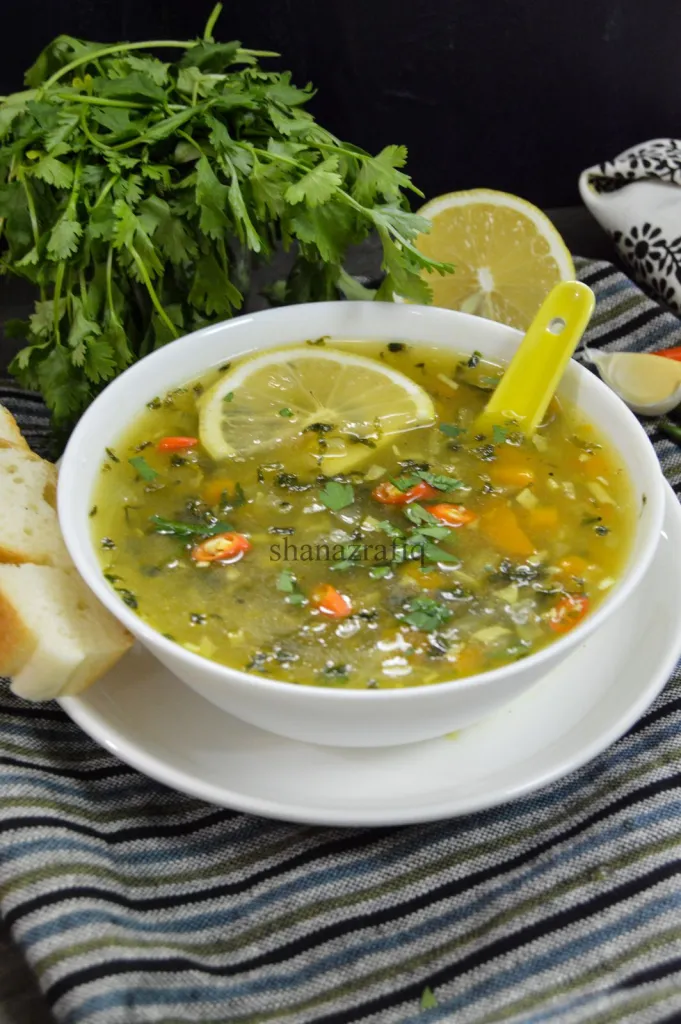 Coriander Lemon Soup