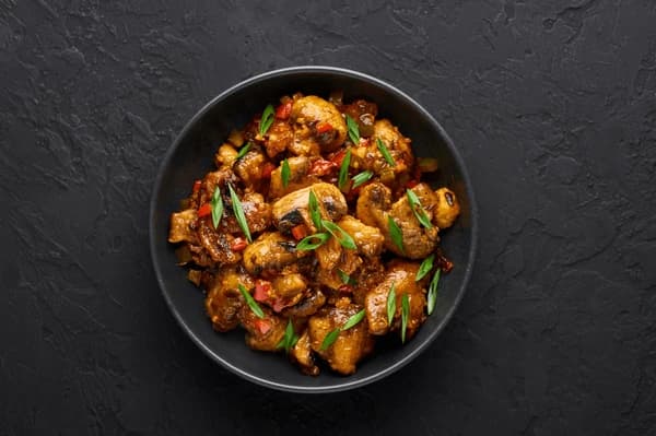 Mushroom Chilly Gravy