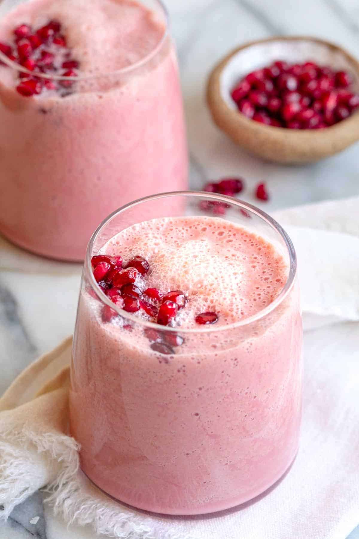 Pomegranate Milk Shake