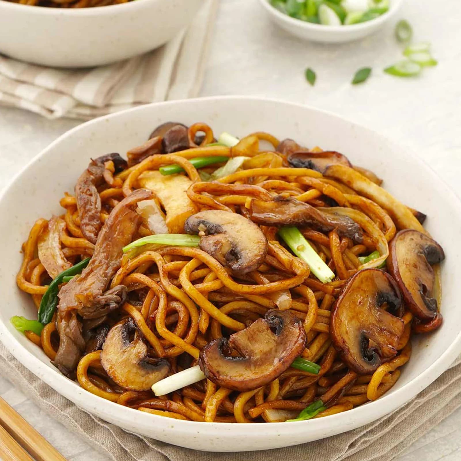 Mushroom Noodles/Rice