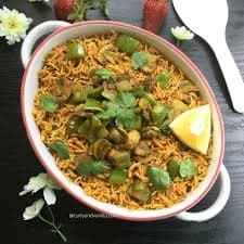 Mushroom Tikka Biriyani